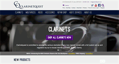 Desktop Screenshot of clarinetquest.com